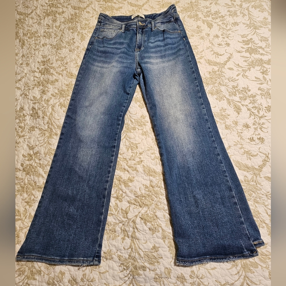 Risen Women's Blue Flared Jeans